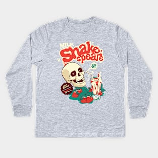 Milk Shakespeare Kids Long Sleeve T-Shirt